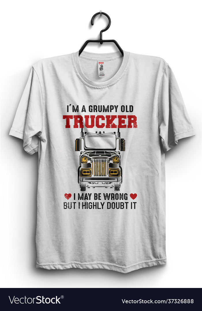 Truck driver- t-shirt design