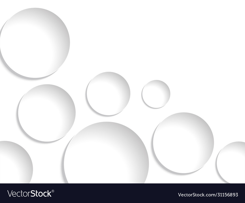 Abstract background with paper circles