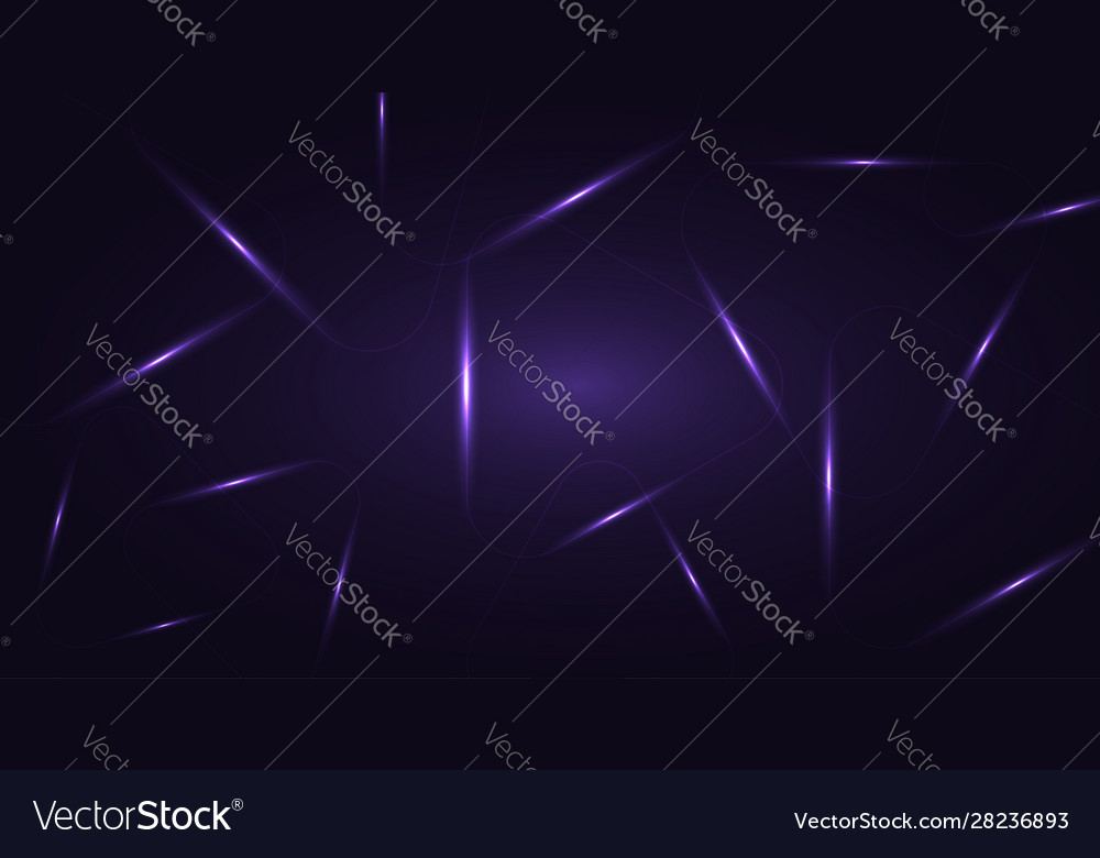 Abstract round triangle with glow background