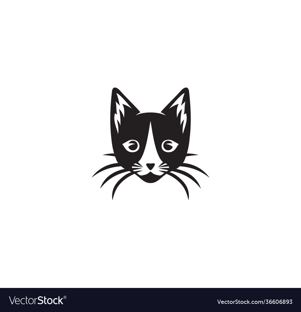 Cat face Royalty Free Vector Image - VectorStock