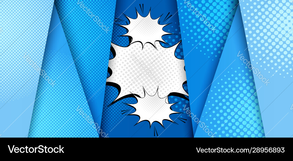 Comic horizontal bright template Royalty Free Vector Image