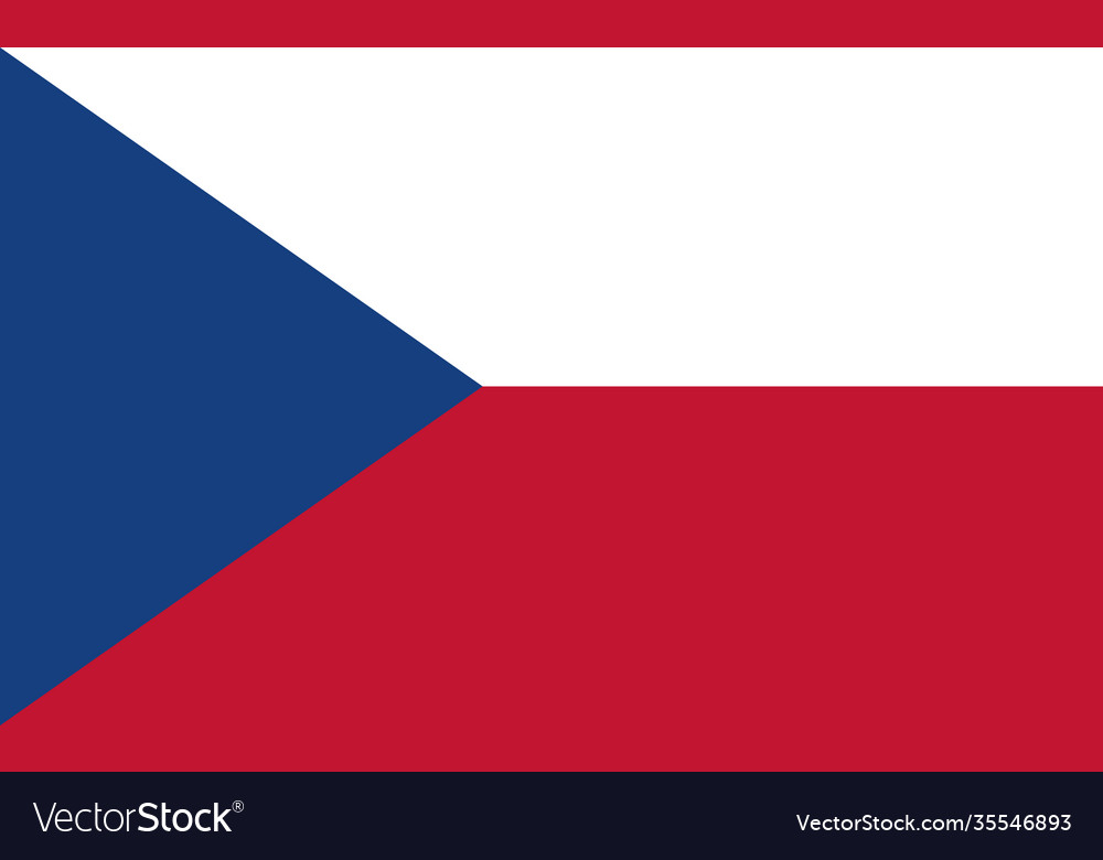 Tschechische Republik nationale Flagge