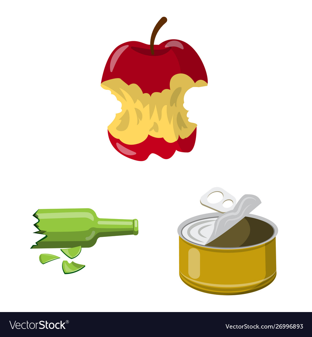 Design environment and waste logo set Vector Image Design environment and waste logo set