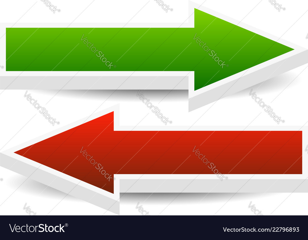 Left and Right Arrows - Directional Elements