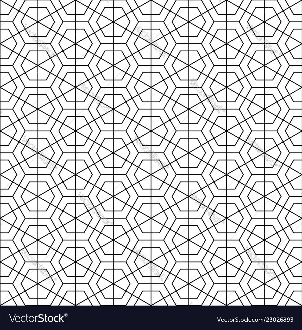 Seamless abstract pattern based on ornament