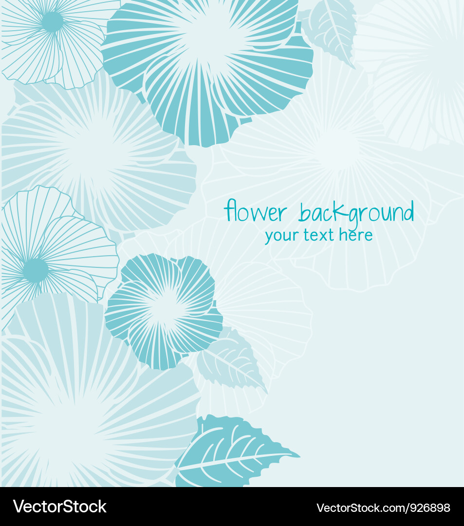 Floral background Royalty Free Vector Image - VectorStock