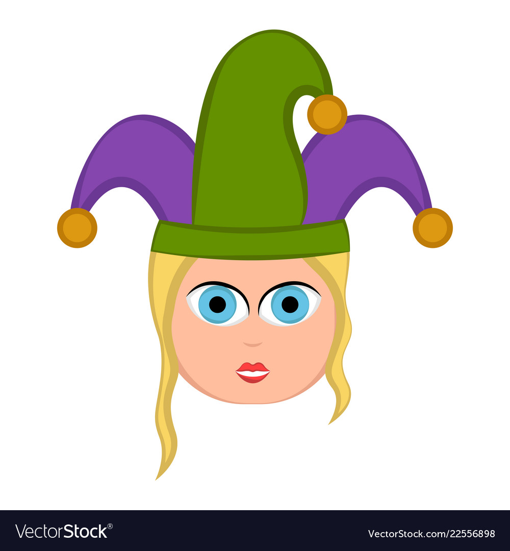 Mädchen avatar mit mardi gras schmuck