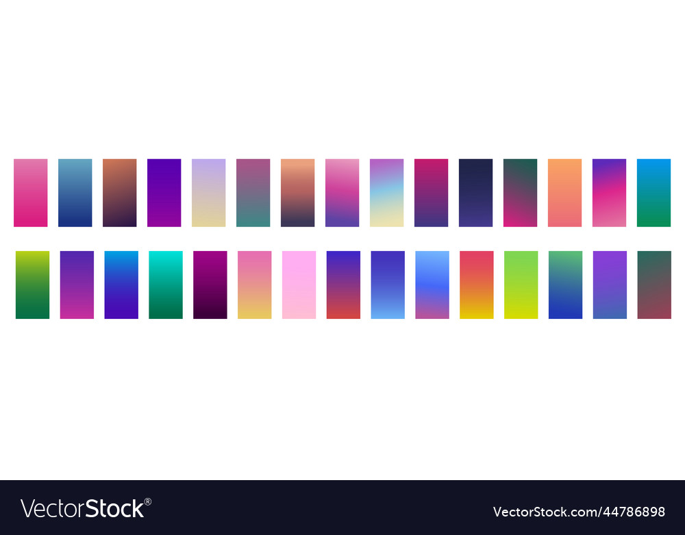 Soft color abstract gradients Royalty Free Vector Image