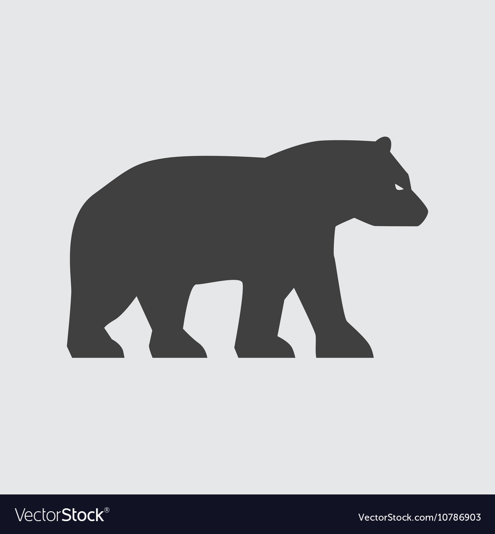 Bear icon Royalty Free Vector Image - VectorStock