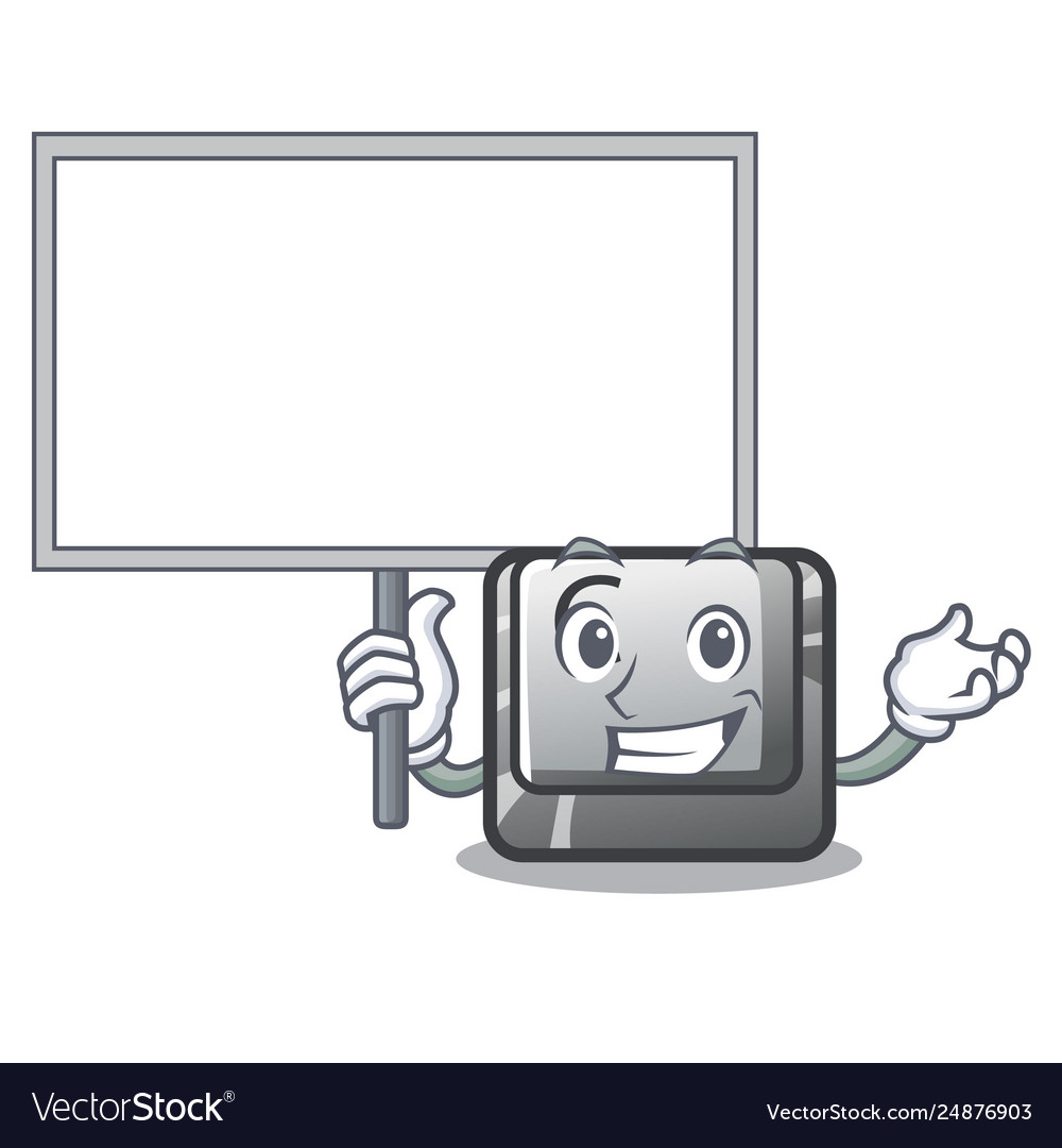 Bring board button c on a keyboard character Vector Image Bring board button c on a keyboard character
