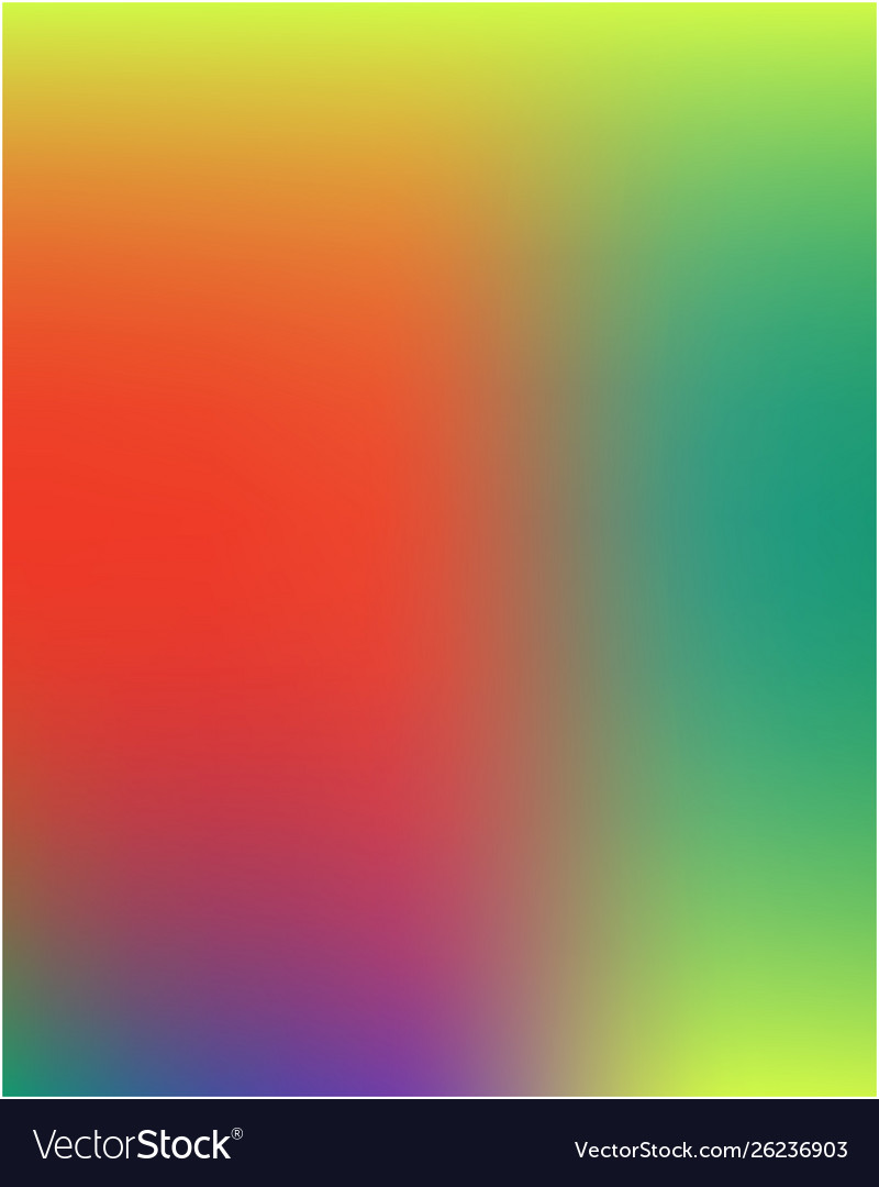 Gradient mesh painted in different colors