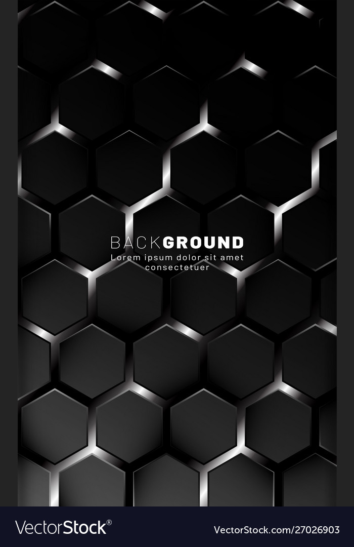Vertical hexagon background gradient color light
