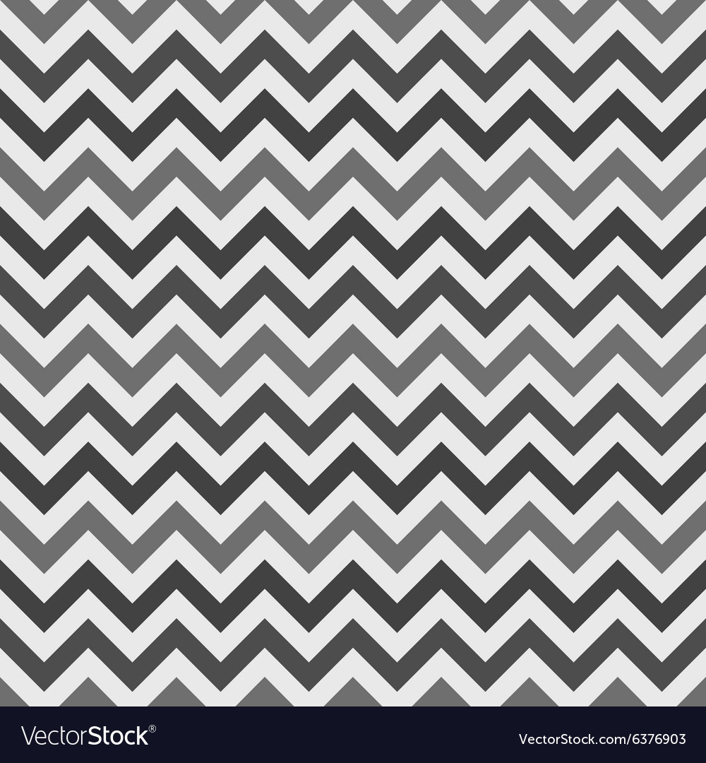 Zig-Zag Pattern - Monochrome Chevron