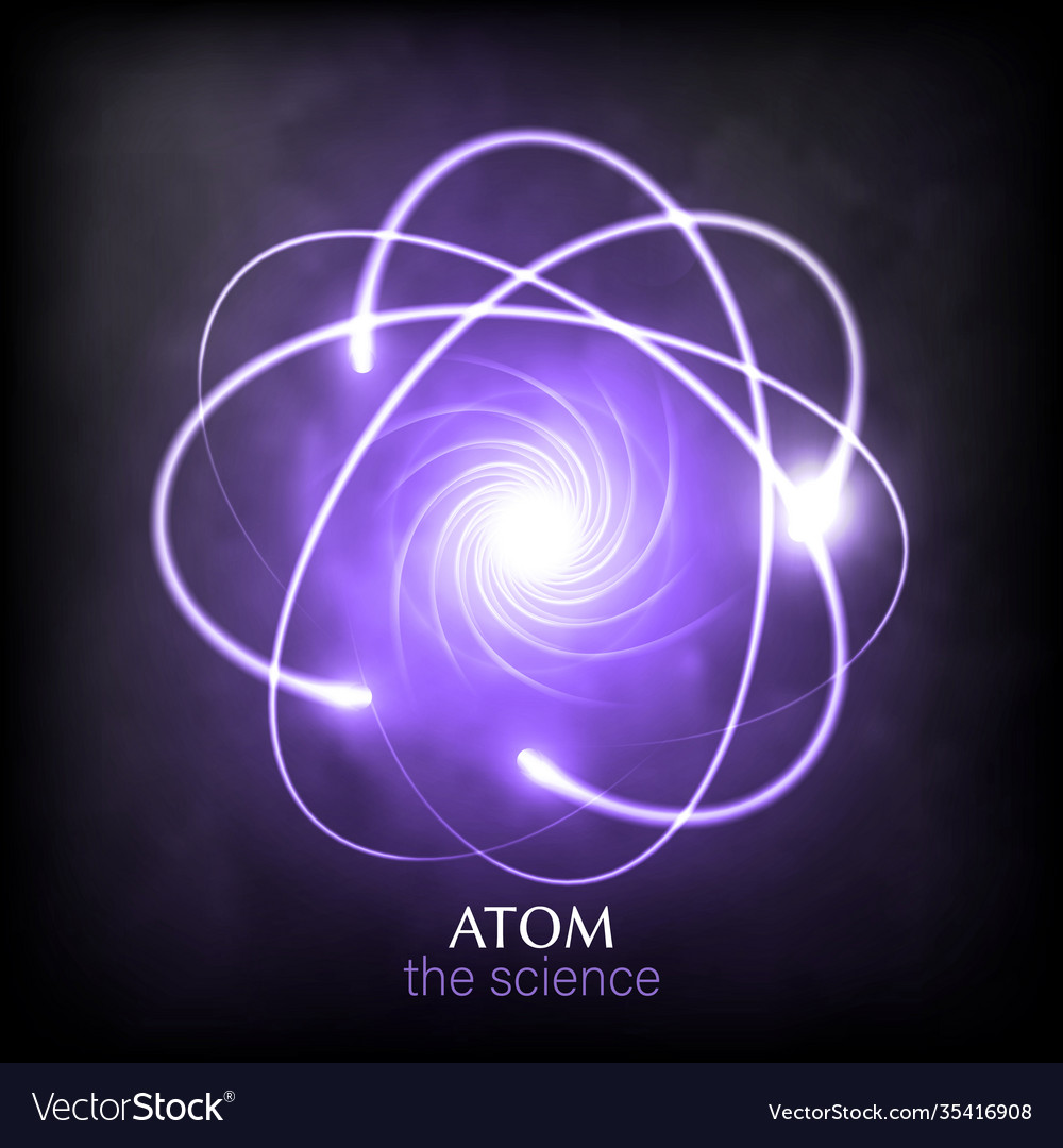 Abstract atom background chemical element science