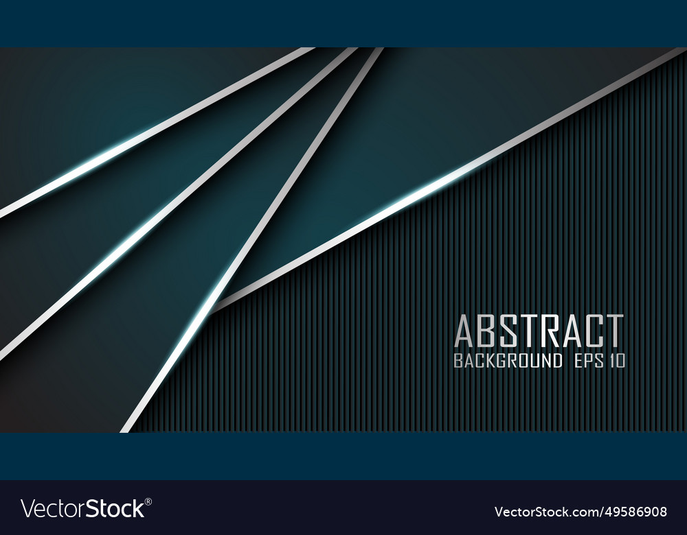 Background layers overlapped with glowing lines vector image Background layers overlapped with glowing lines