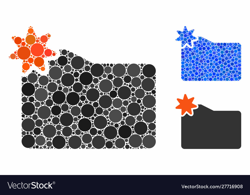 Neue Ordner Mosaik-Symbol Sphäre