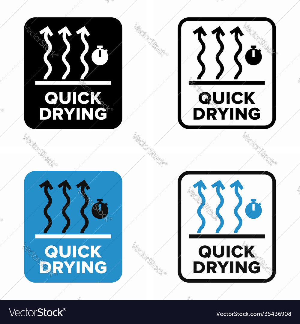 Quick Drying Material Property Sign