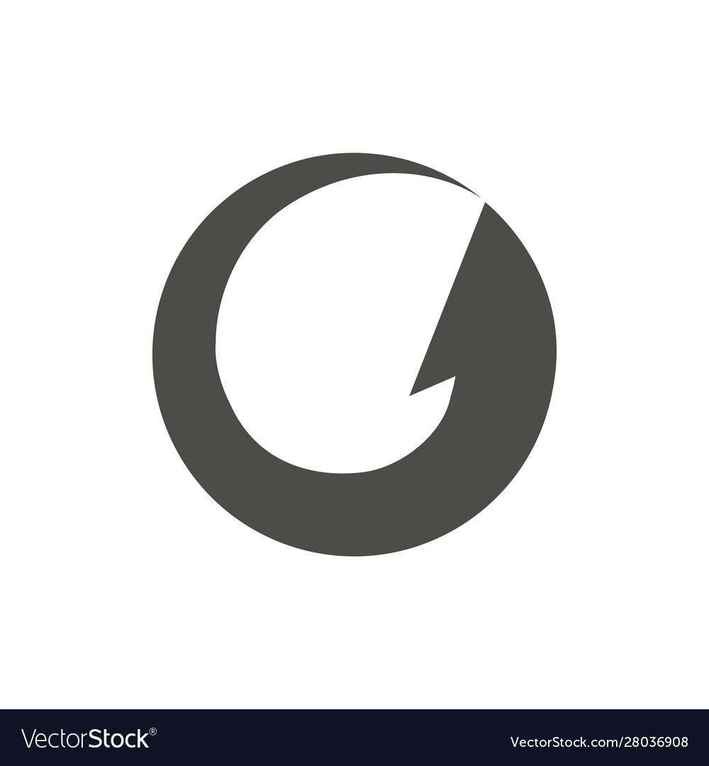 Refresh icon button round vector image Refresh icon button round
