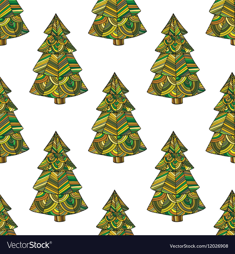 Seamless pattern with the image of a christmas