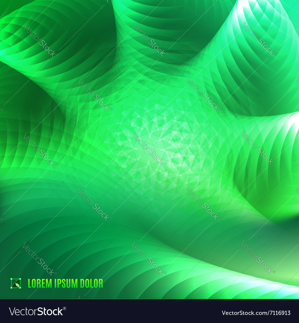 Abstract green fractal background