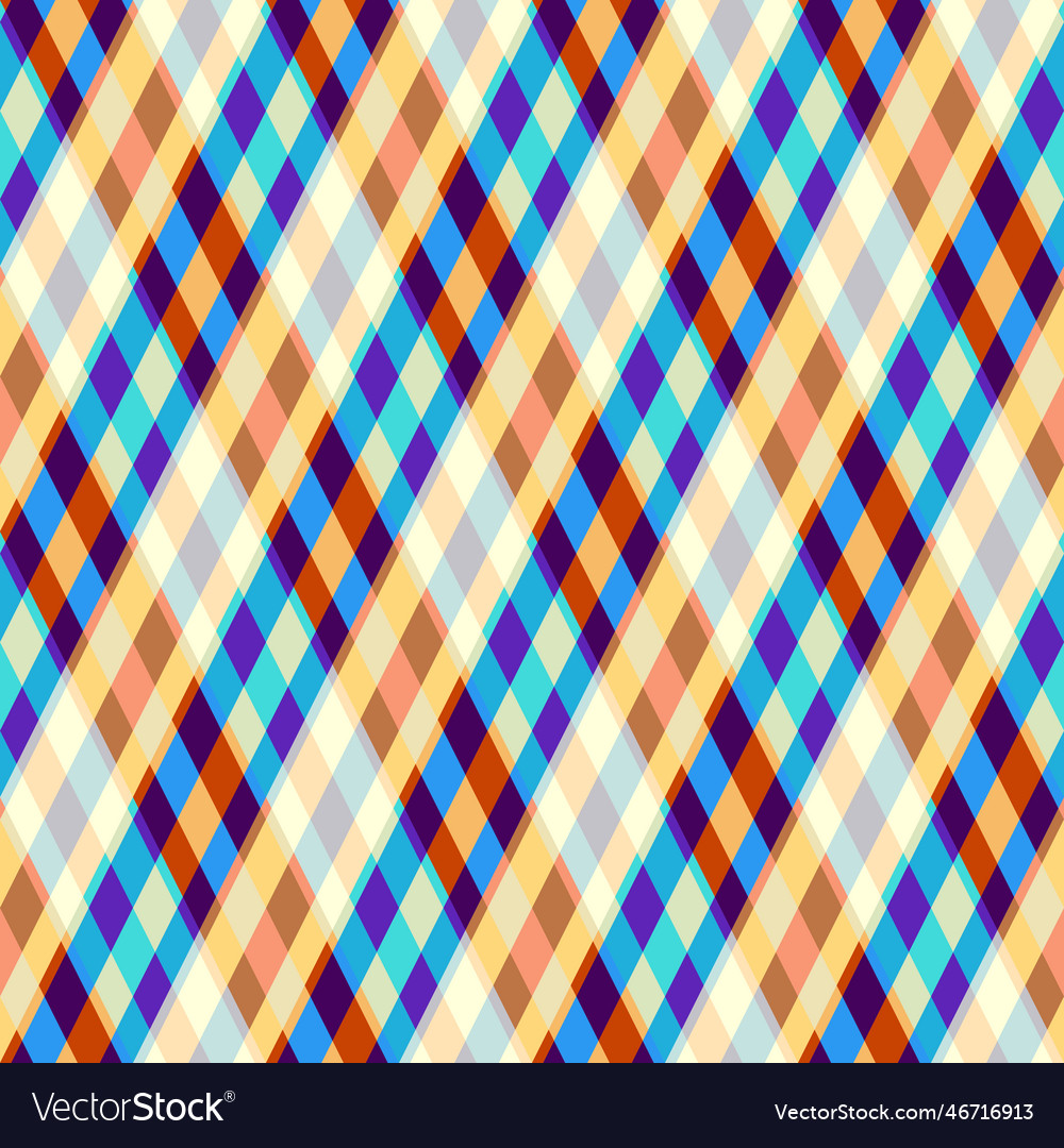 Argyle seamless pattern background vector image Argyle seamless pattern background