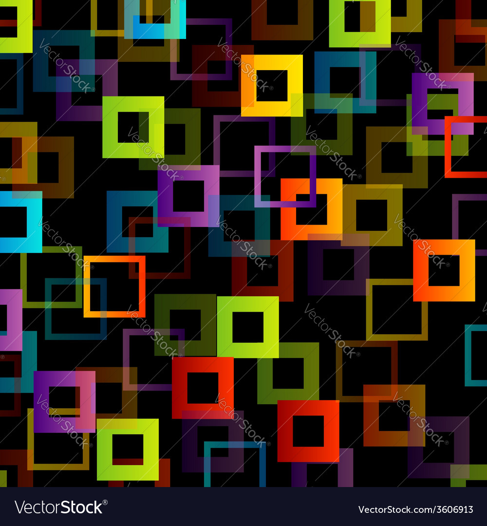 Background with colorful squares