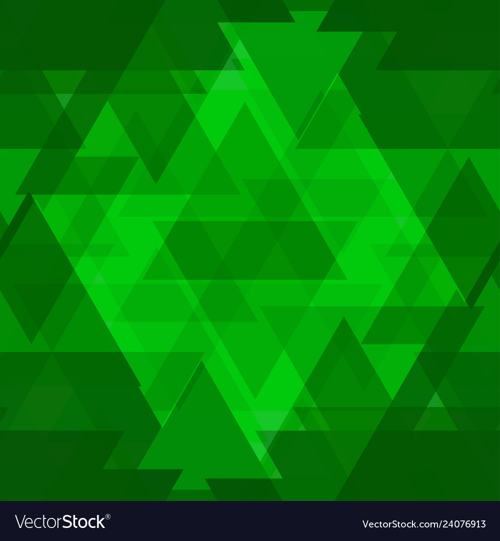 Bright green large triangles in the intersection Vector Image Bright green large triangles in the intersection