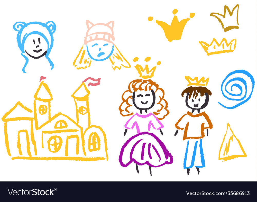 Colorful Children's Drawing
