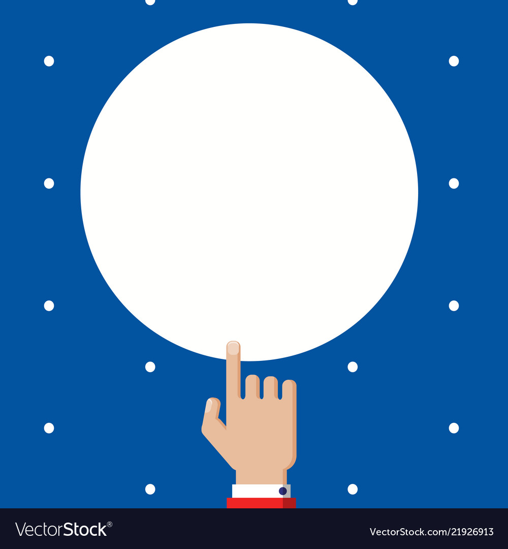 Flat design empty esp template vector image Flat design empty esp template