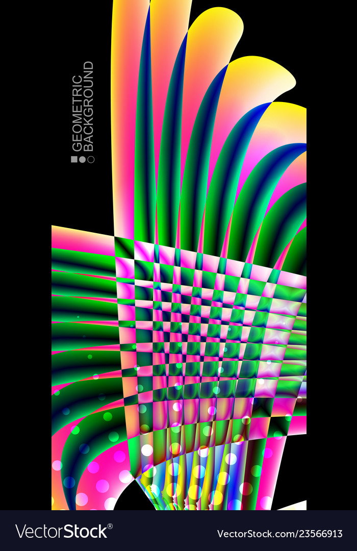 Geometric colorful abstract background vector image Geometric colorful abstract background