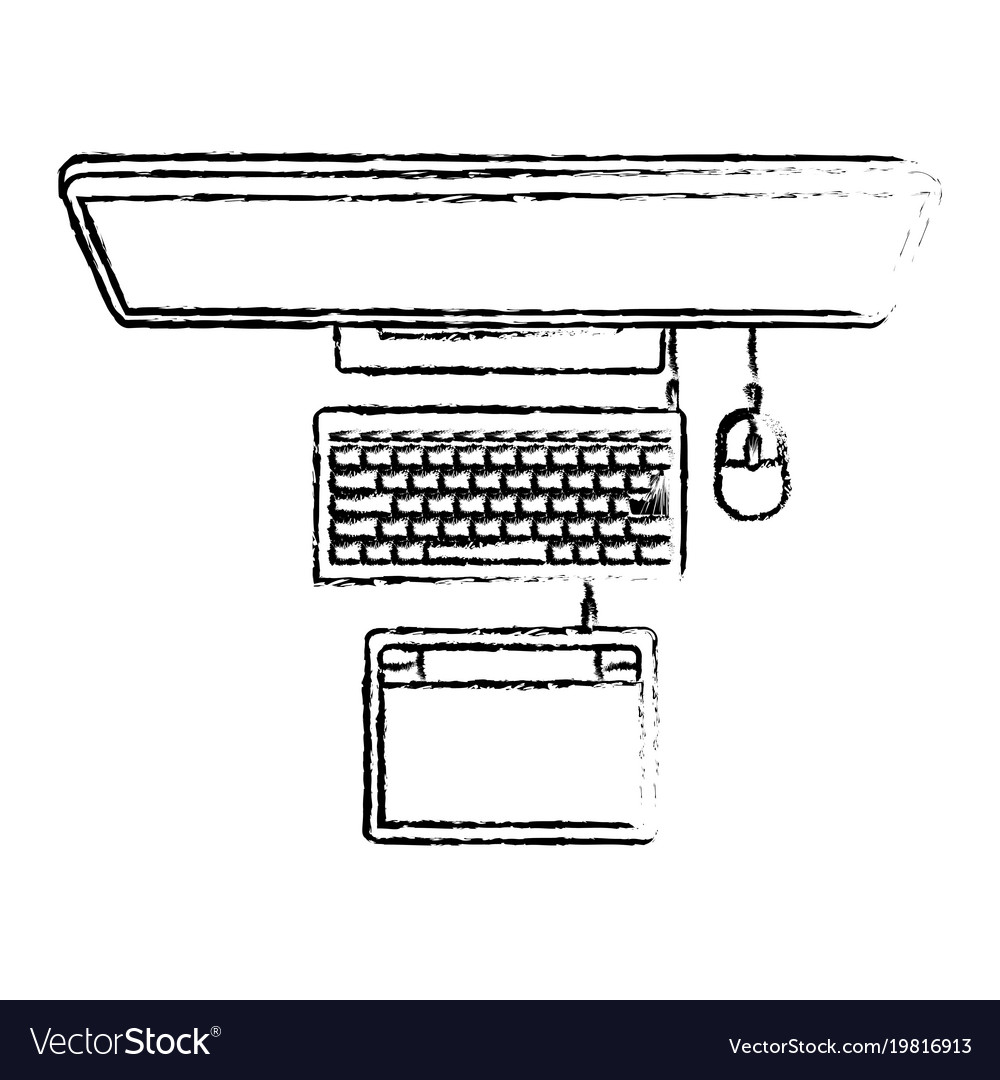 Laptop computer and digitizer tablet connection on