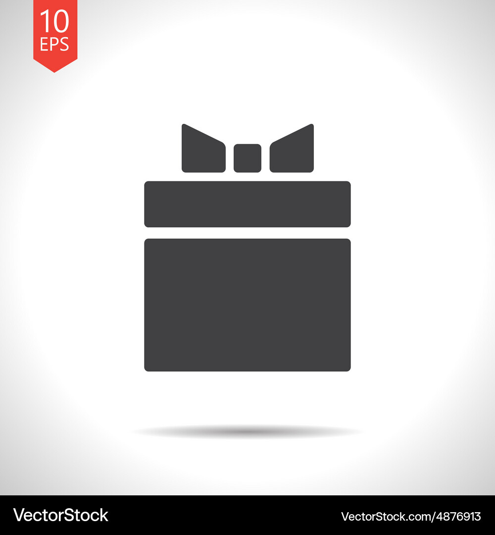 Present icon eps10 Royalty Free Vector Image - VectorStock