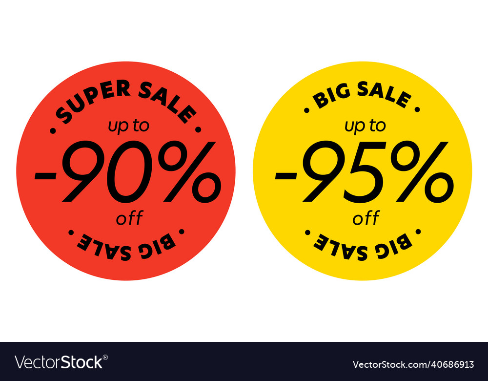 Super big sale up to 90 and 95 percent discount