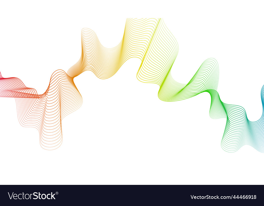 Abstract backdrop with wave gradient lines Vector Image Abstract backdrop with wave gradient lines