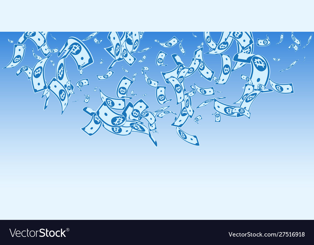 Bitcoin internet currency notes falling random b