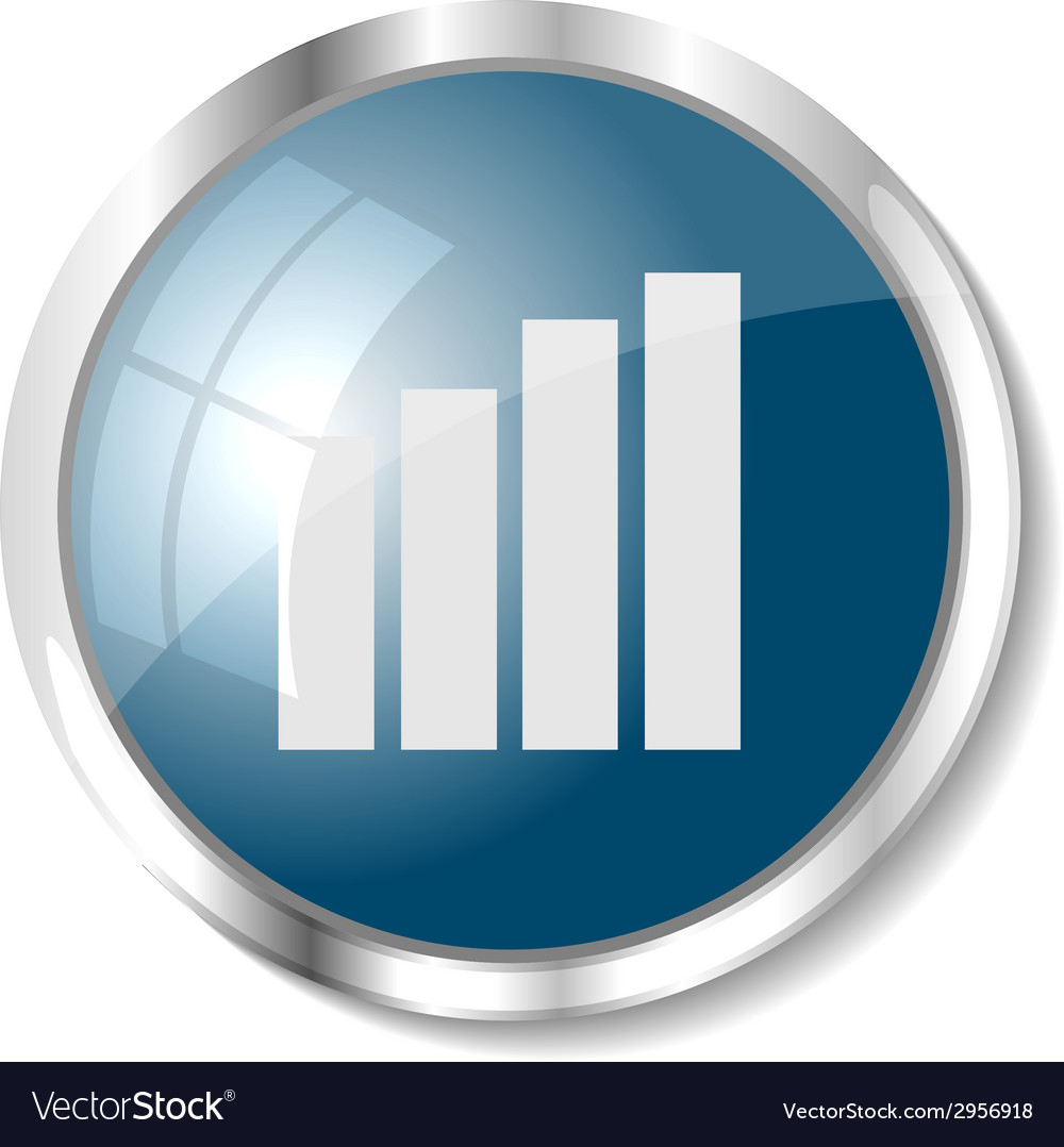 Blue web button