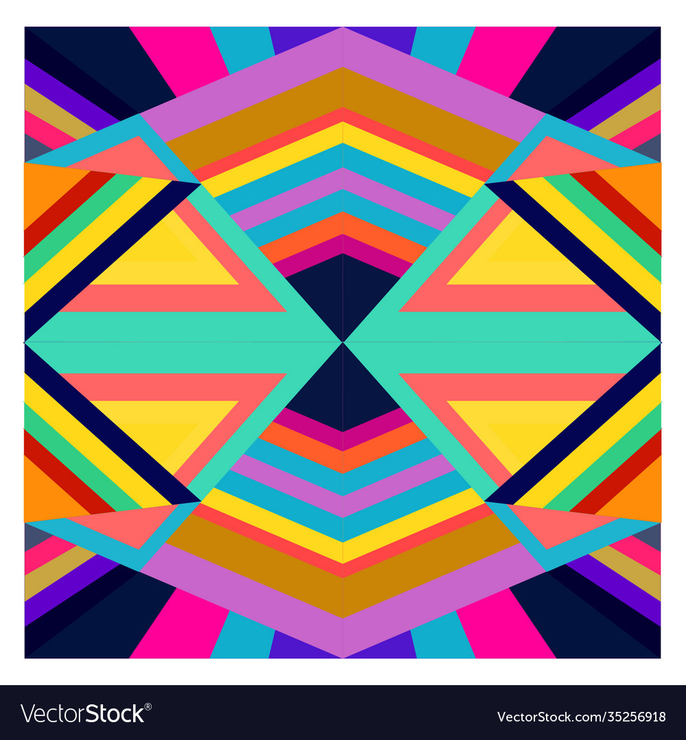 Colorful geometric and curve background pattern Vector Image Colorful geometric and curve background pattern