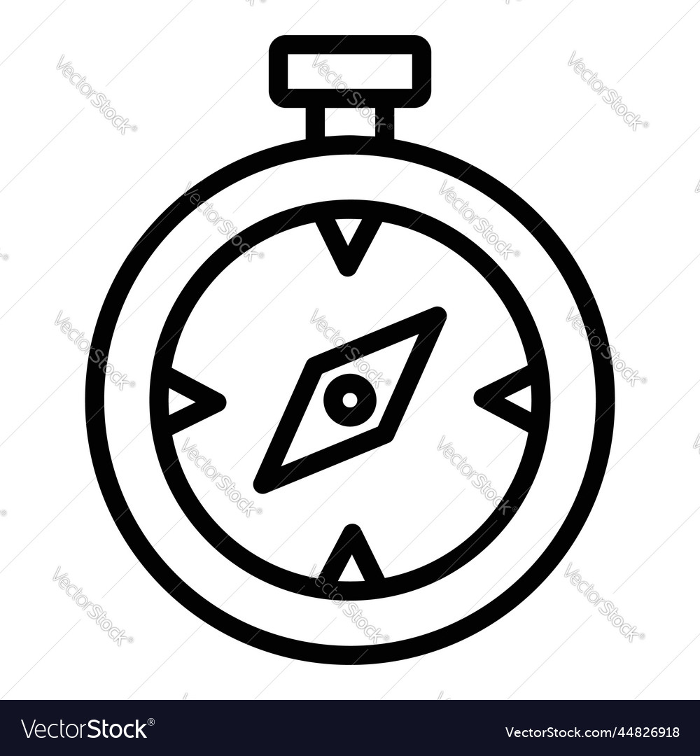 Compass icon user interface as a simple sign