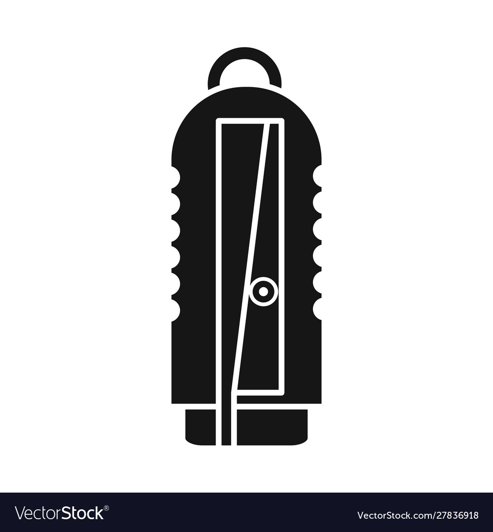 Isolated object sharpener and yellow logo web
