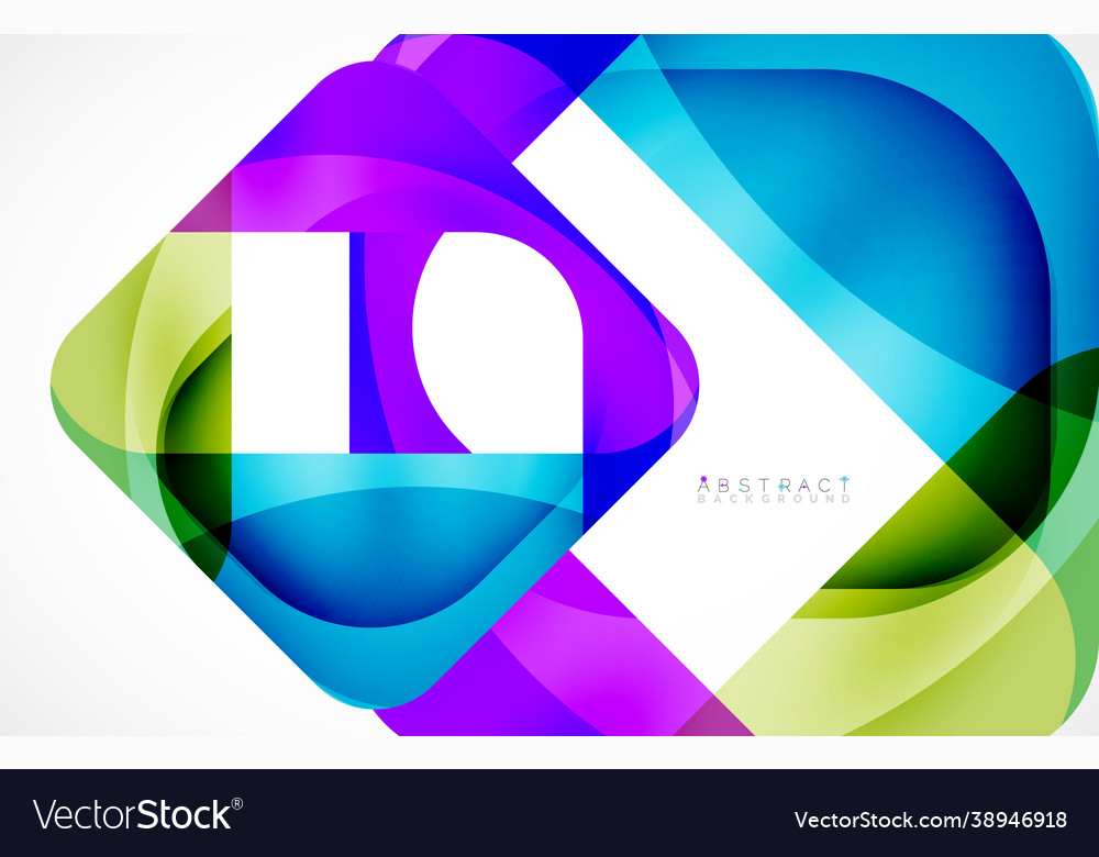Minimal background abstract square shape vector image Minimal background abstract square shape