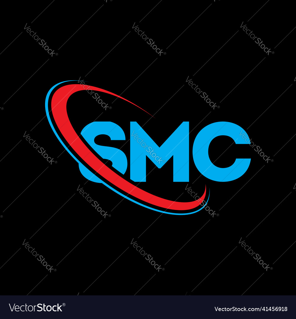 Smc logo letter design Royalty Free Vector Image