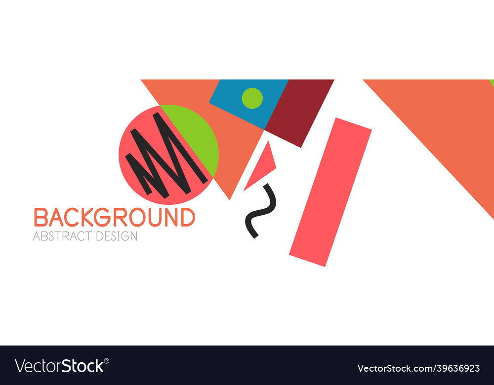 Abstract background with blocks lines geometric