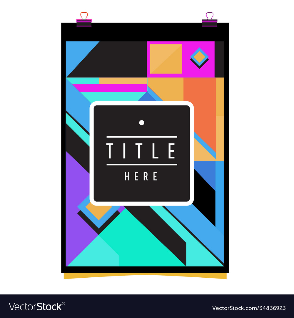 Abstract colorful geometric pattern background