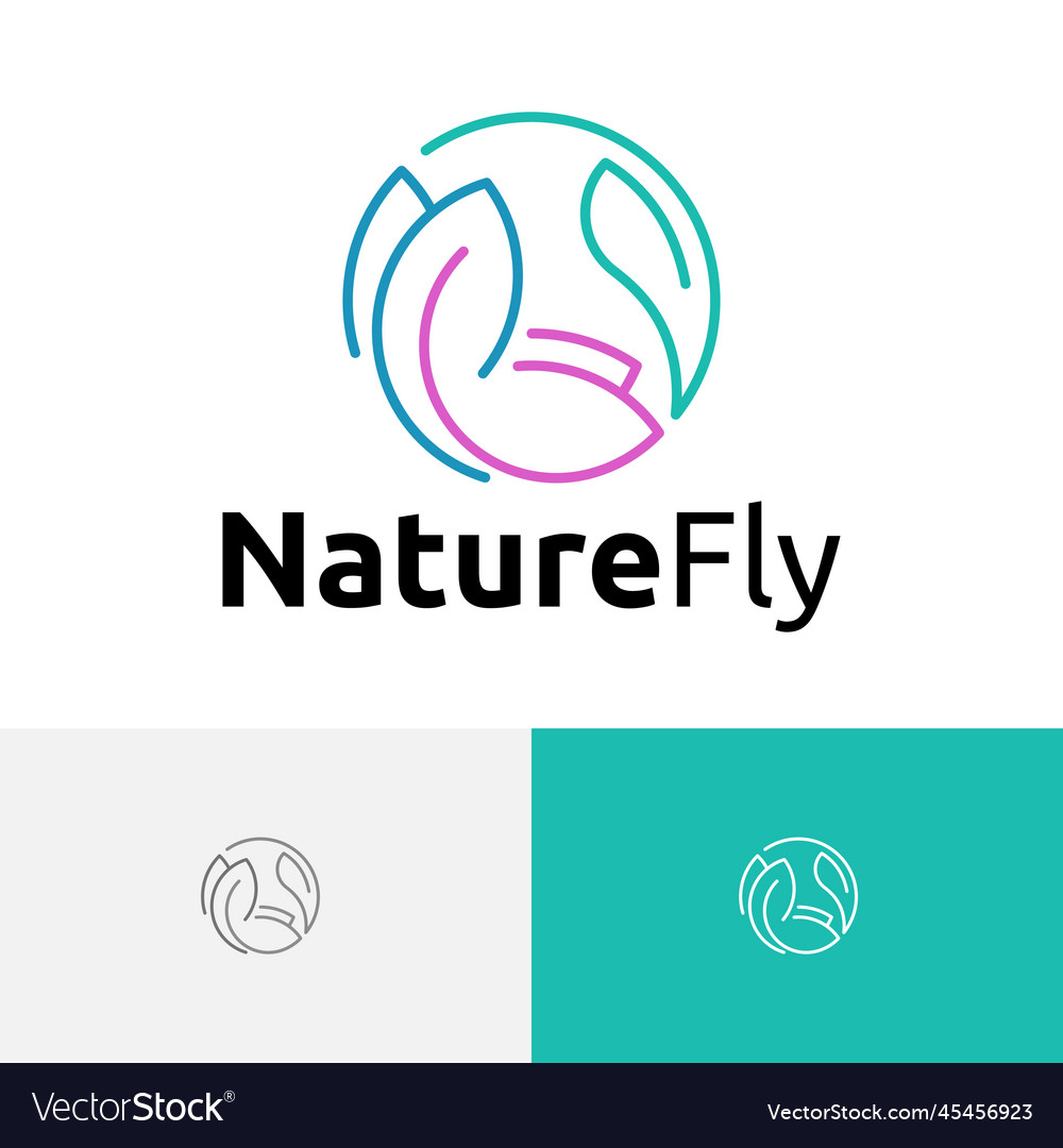 Schmetterling Naturblatt Fliegen Tier einfache Monoline Vector Image Schmetterling Naturblatt Fliegen Tier einfache Monoline