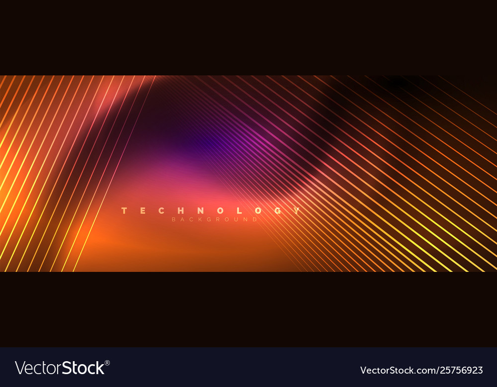 Color light with lines outer space background