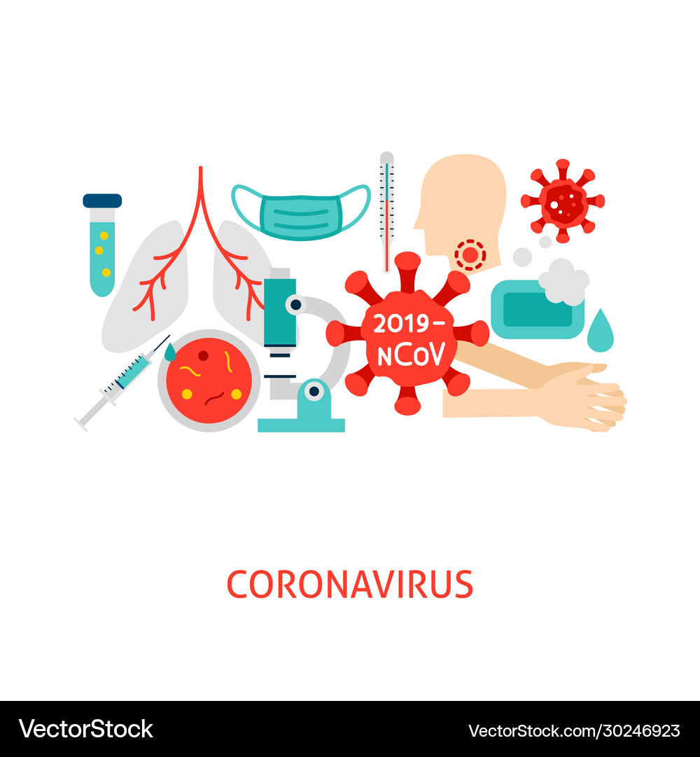 Coronavirus concept Royalty Free Vector Image - VectorStock