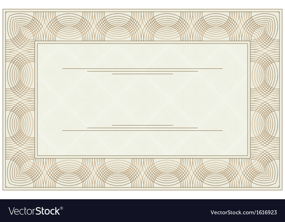 Elegant Certificate Border