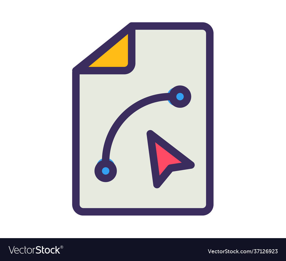 File design single isolated icon with filled line