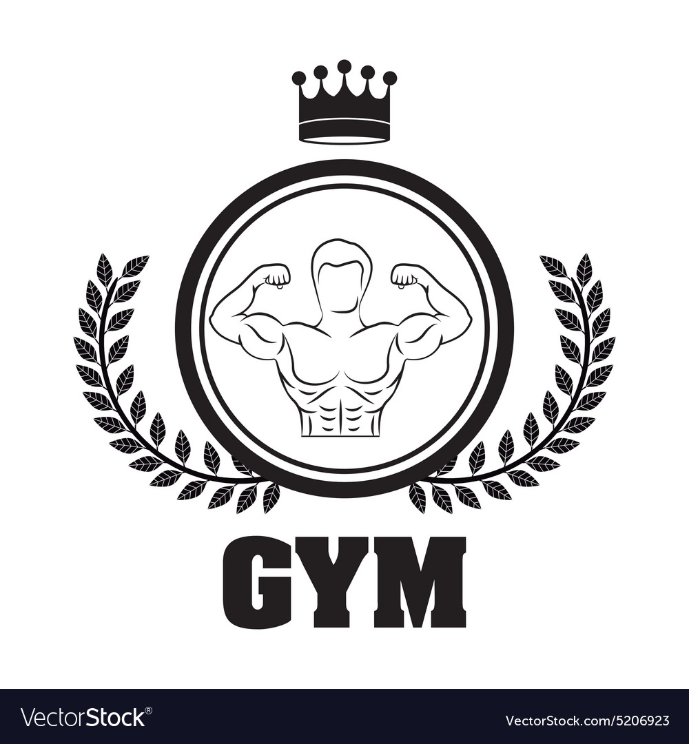 Gym design Royalty Free Vector Image - VectorStock