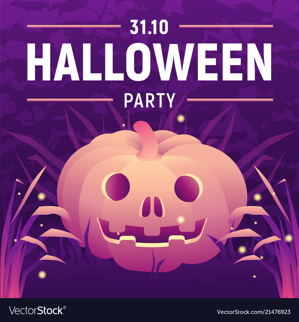 Halloween party poster